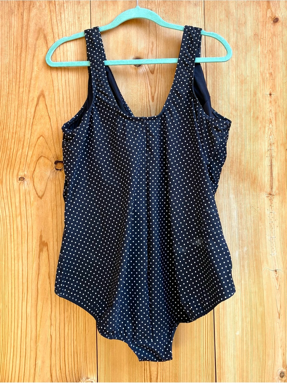 Miraclesuit Polka Dot One-Piece Swimsuit Sz 24W - Picture 9 of 9